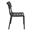 Compamia Helen Resin Outdoor Chair in Black finish