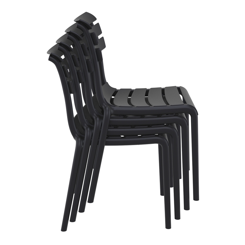 Compamia Helen Resin Outdoor Chair in Black finish