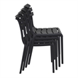 Compamia Helen Resin Outdoor Chair in Black finish