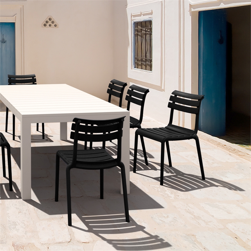 Compamia Helen Resin Outdoor Chair in Black finish