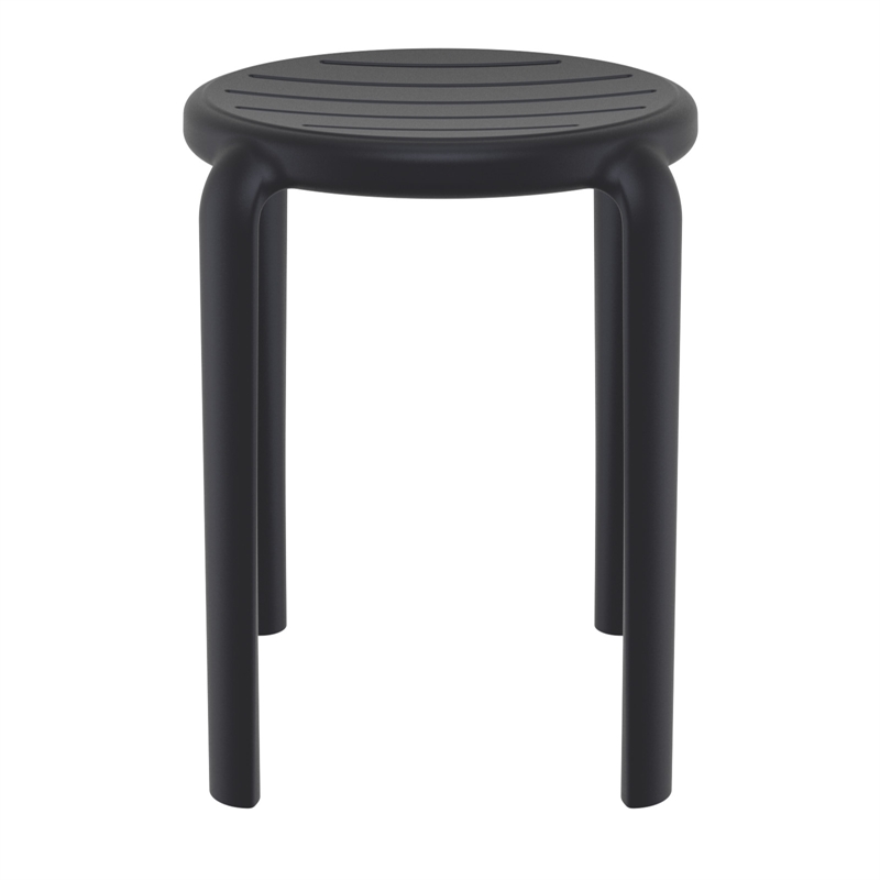 Compamia Tom Resin Dining Stool in Black finish