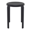 Compamia Tom Resin Dining Stool in Black finish