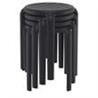 Compamia Tom Resin Dining Stool in Black finish