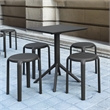 Compamia Tom Resin Dining Stool in Black finish