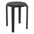 Compamia Tom Resin Dining Stool in Black finish