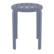Compamia Tom Resin Dining Stool in Dark Gray finish
