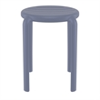 Compamia Tom Resin Dining Stool in Dark Gray finish