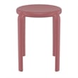 Compami Tom Resin Dining Stool in Marsala finish