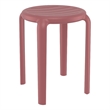 Compami Tom Resin Dining Stool in Marsala finish