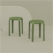 Compamia Tom Resin Dining Stool in Olive Green finish