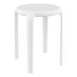 Compamia Tom Resin Dining Stool in White finish