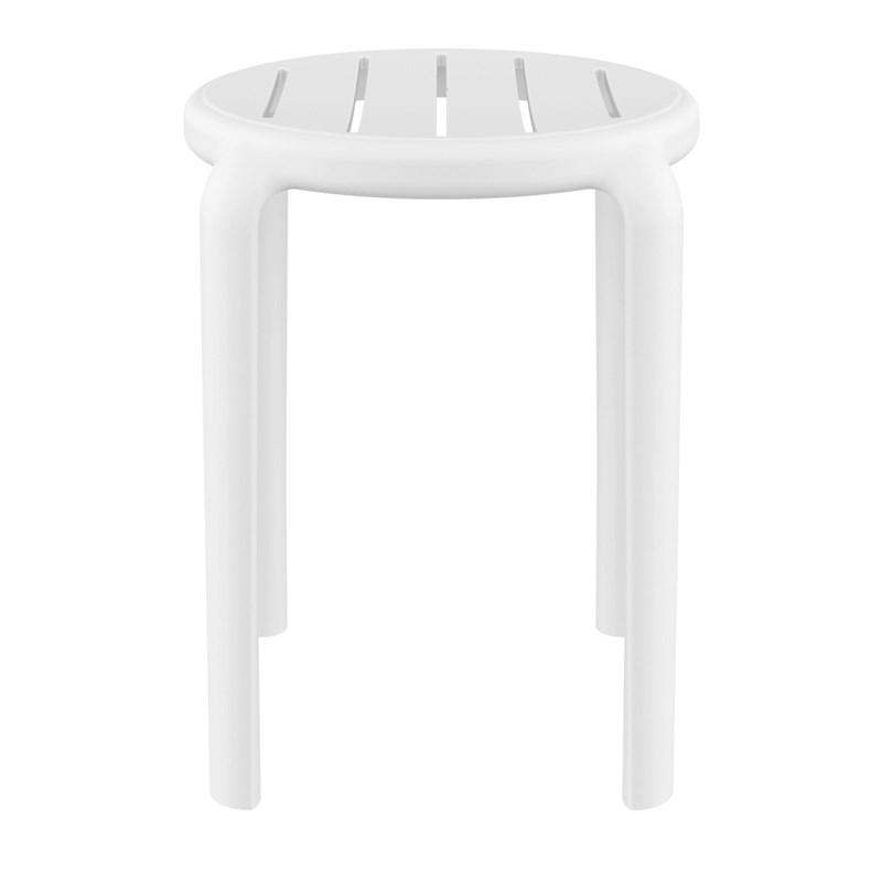 Compamia Tom Resin Dining Stool in White finish