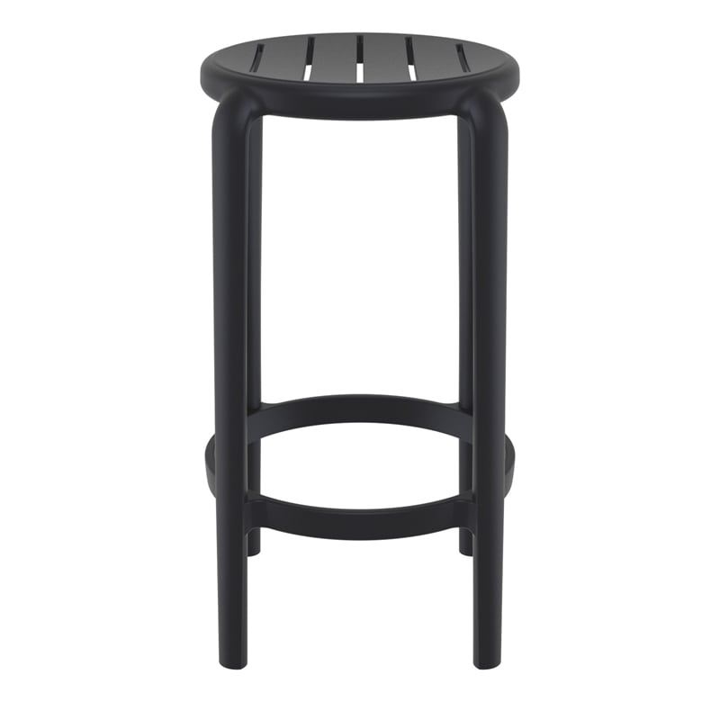 Compamia Tom Resin Counter Stool in Black finish