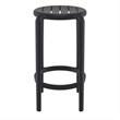 Compamia Tom Resin Counter Stool in Black finish