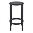 Compamia Tom Resin Counter Stool in Black finish