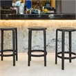 Compamia Tom Resin Counter Stool in Black finish