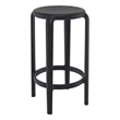 Compamia Tom Resin Counter Stool in Black finish