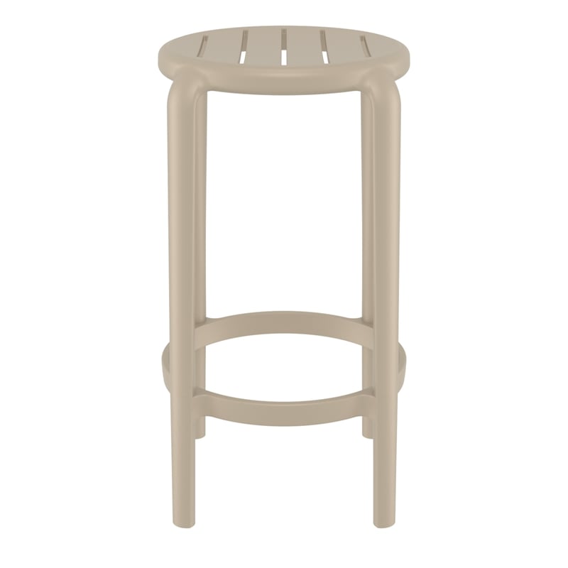 Compamia Tom Resin Counter Stool in Taupe finish