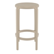 Compamia Tom Resin Counter Stool in Taupe finish