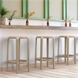 Compamia Tom Resin Counter Stool in Taupe finish