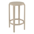 Compamia Tom Resin Counter Stool in Taupe finish