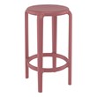 Compamia Tom Resin Counter Stool in Marsala finish