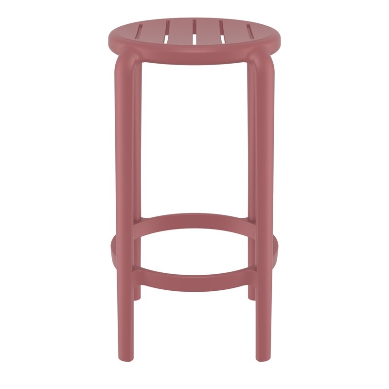 Compamia Tom Resin Counter Stool in Marsala finish