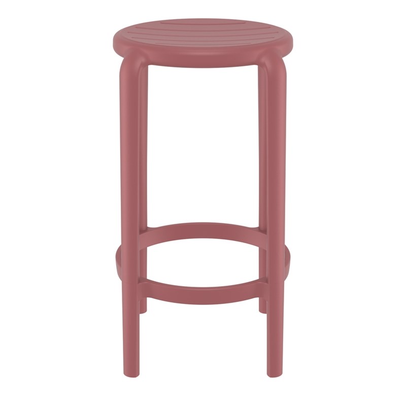 Compamia Tom Resin Counter Stool in Marsala finish