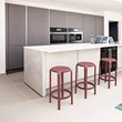 Compamia Tom Resin Counter Stool in Marsala finish