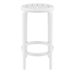 Compamia Tom Resin Counter Stool in White finish