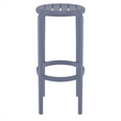 Compamia Tom Resin Bar Stool in Dark Gray finish