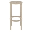 Compamia Tom Resin Bar Stool Taupe