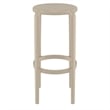 Compamia Tom Resin Bar Stool Taupe