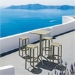 Compamia Tom Resin Bar Stool Taupe