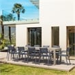 Compamia Paris 11 Piece Extendable Dining Set - Taupe-DarkGray