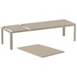 Compamia Paris Extendable Dining Set 11 Piece Taupe-Taupe
