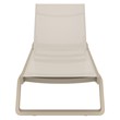Compamia Tropic Sling Chaise Lounge Taupe Frame Taupe Sling