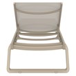 Compamia Tropic Sling Chaise Lounge Taupe Frame Taupe Sling