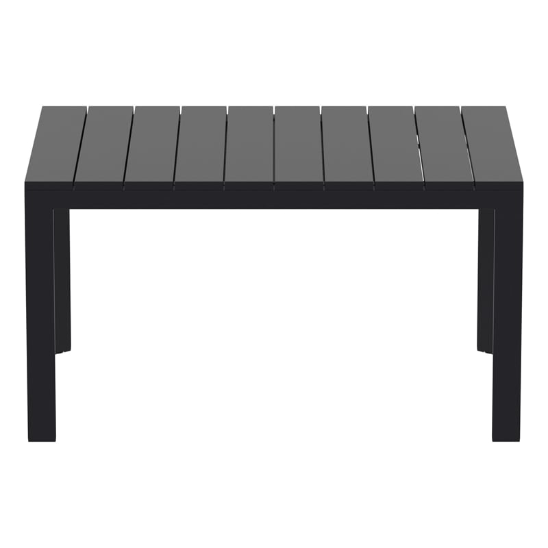 Compamia Atlantic 55-83 inch Extendable Dining Table in Black finish