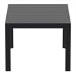 Compamia Atlantic 55-83 inch Extendable Dining Table in Black finish