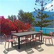 Compamia Atlantic 55-83 inch Extendable Dining Table in Black finish