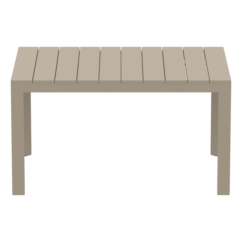 Compamia Atlantic 55-83 inch Extendable Dining Table in Taupe finish