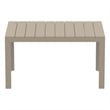 Compamia Atlantic 55-83 inch Extendable Dining Table in Taupe finish