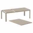 Compamia Atlantic 55-83 inch Extendable Dining Table in Taupe finish