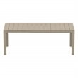 Compamia Atlantic 55-83 inch Extendable Dining Table in Taupe finish