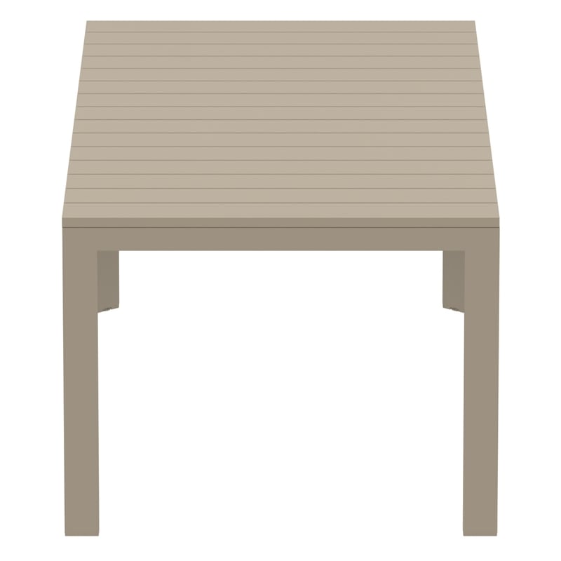 Compamia Atlantic 55-83 inch Extendable Dining Table in Taupe finish