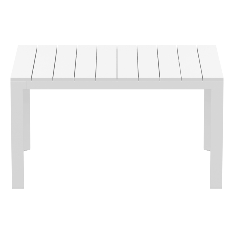 Compamia Atlantic 55-83 inch Extendable Dining Table in White finish