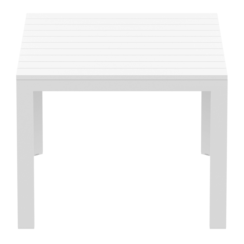 Compamia Atlantic 55-83 inch Extendable Dining Table in White finish