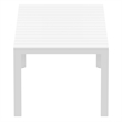 Compamia Atlantic 55-83 inch Extendable Dining Table in White finish