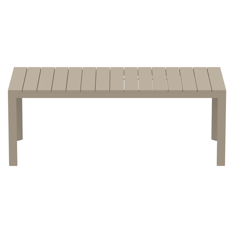 Compamia Atlantic XL 83-110 inch Extendable Dining Table in Taupe finish